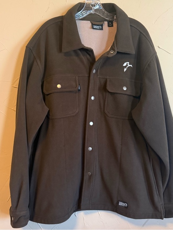 Dri-Duck DDX XL Power Fleece Jacket Gorpcore Brown Utility Softshell Coat 12oz - Picture 14 of 16